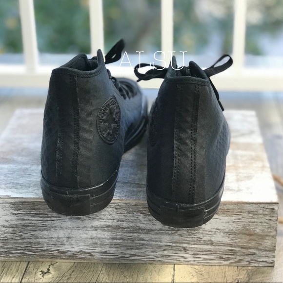 NWT Converse Ctas HI Black Black J/W AUTHENTIC - Picture 4 of 8